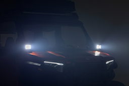 2-Inch Black Series LED Pod Kit for Polaris XPEDITION (2024-2025), view 6, Rough Country 93302
