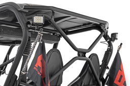 2-Inch Black Series LED Pod Kit with Rear Mount for Kawasaki Teryx, view 2, Rough Country 94007