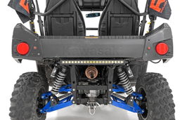 20 Inch Rear LED Light Bar Kit for Kawasaki Teryx shown installed, Rough Country 94013