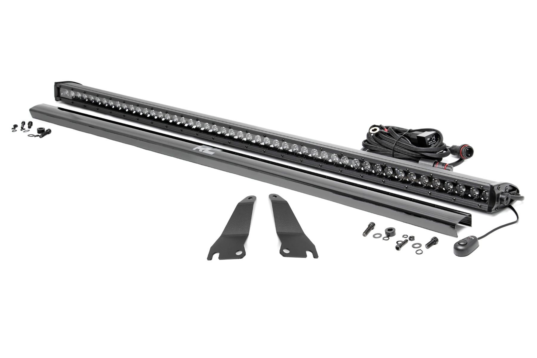 Rough Country 50-Inch Black Series LED Light Bar Kit for Kawasaki Teryx