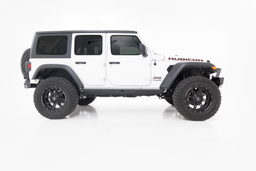 3.5-Inch Lift Kit with M1R Shocks for Jeep Wrangler Rubicon 4WD, view 3, Rough Country 94044