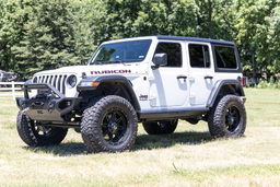 3.5-Inch Lift Kit with M1R Shocks for Jeep Wrangler Rubicon 4WD, view 4, Rough Country 94044