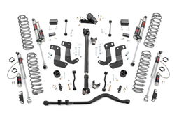3.5-Inch Lift Kit with M1R Shocks for Jeep Wrangler Rubicon 4WD, Rough Country 94044