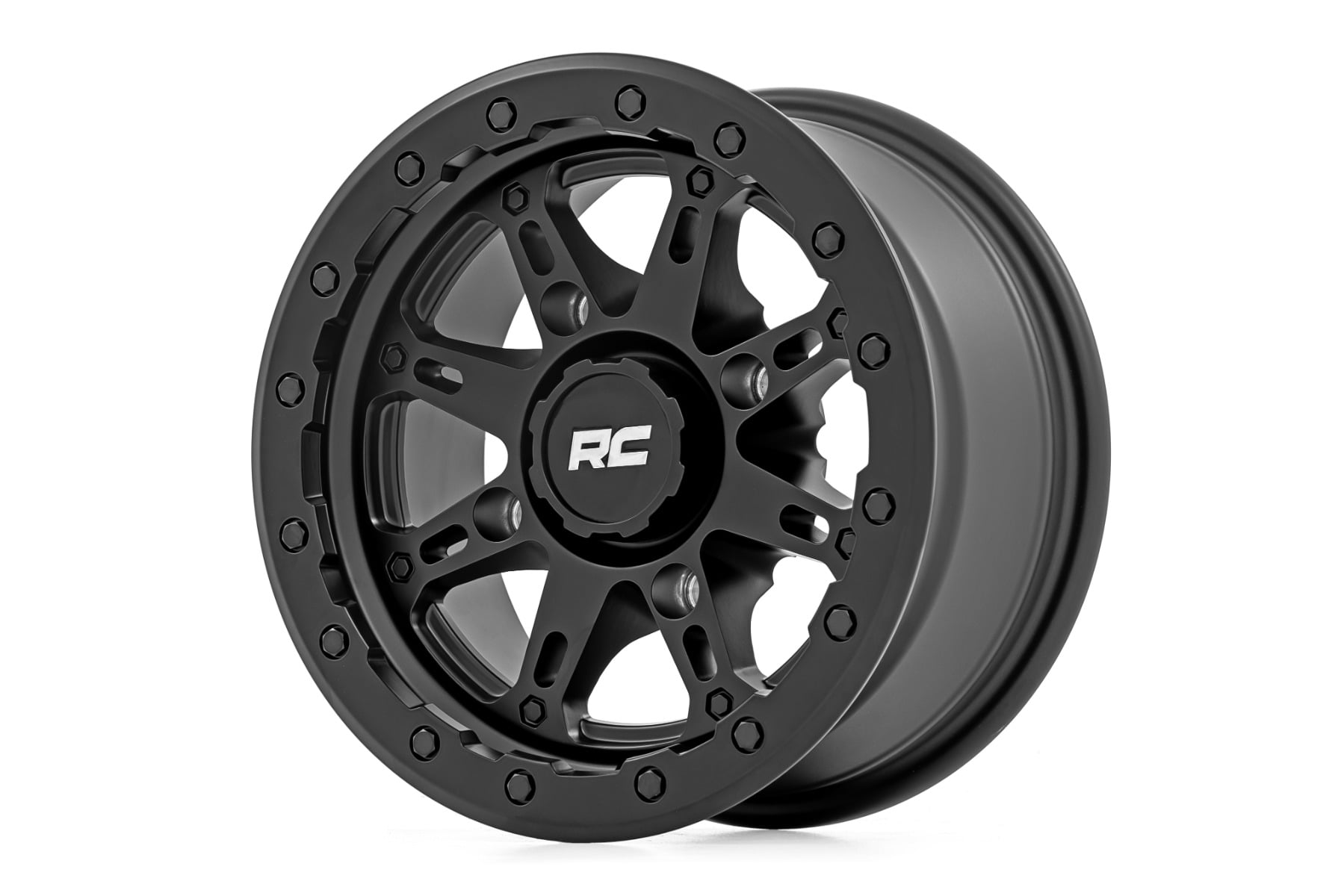 Rough Country 94 Series 8-Spoke Wheel, Matte Black