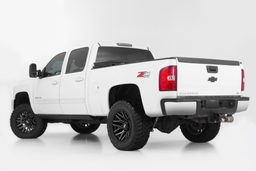 95 Series 8-Spoke Wheel — Gloss Black with Machined Accents, view 4, Rough Country 95201006M