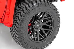 95 Series 8-Spoke Wheel — Gloss Black, view 4, Rough Country 95201010
