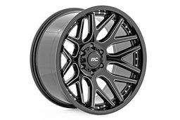 95 Series Wheel, Gloss Black with Machined Accents, Rough Country 95201017M