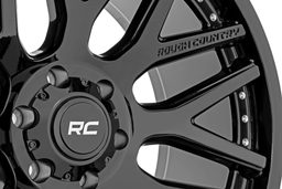 95 Series Wheel in Gloss Black, view 3, Rough Country 95221012