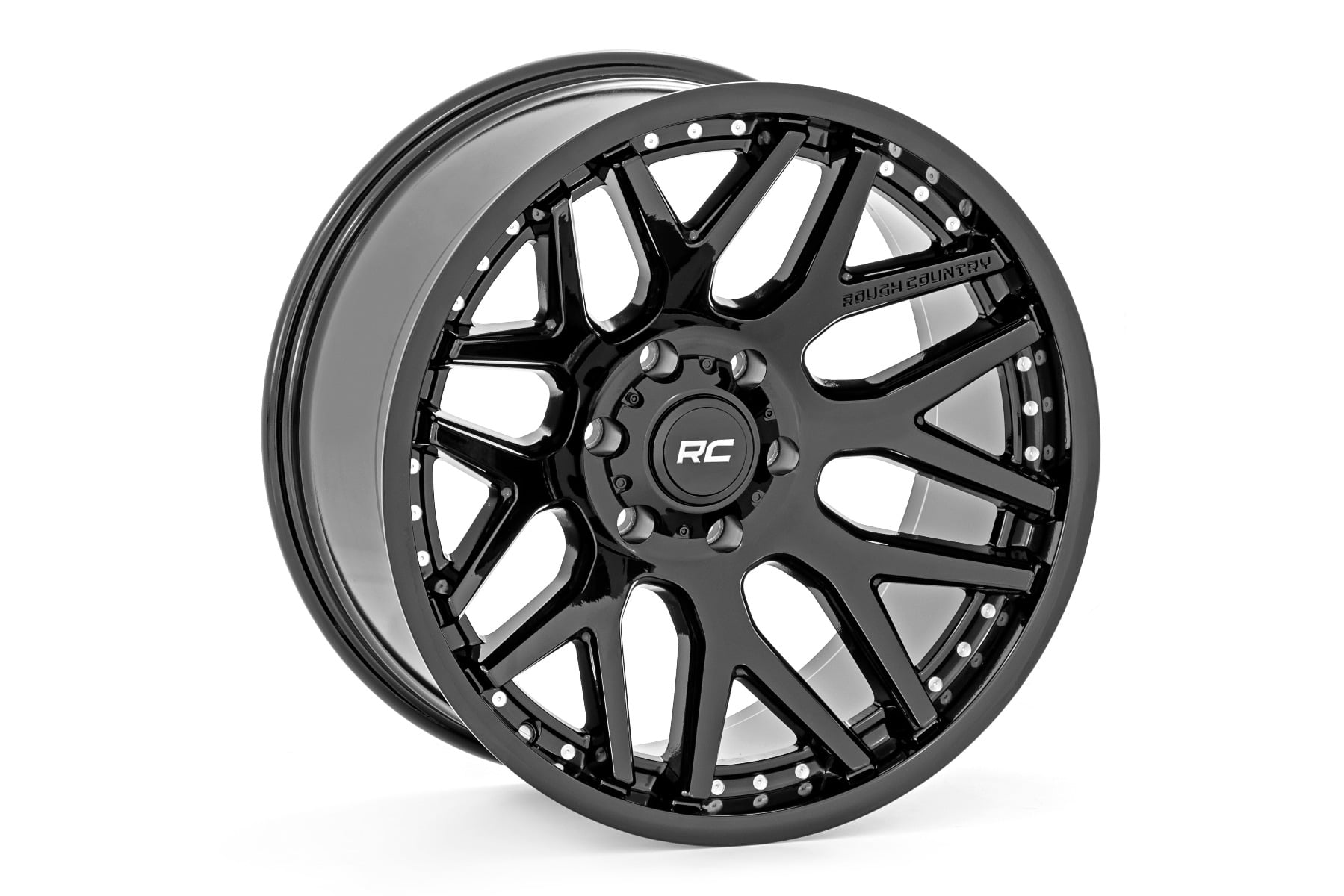 Rough Country 95 Series Wheel in Gloss Black