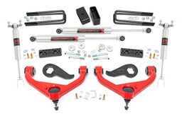 3-Inch Lift Kit with M1 Shocks for 3500HD DRW (2020–2025), Rough Country 95640RED