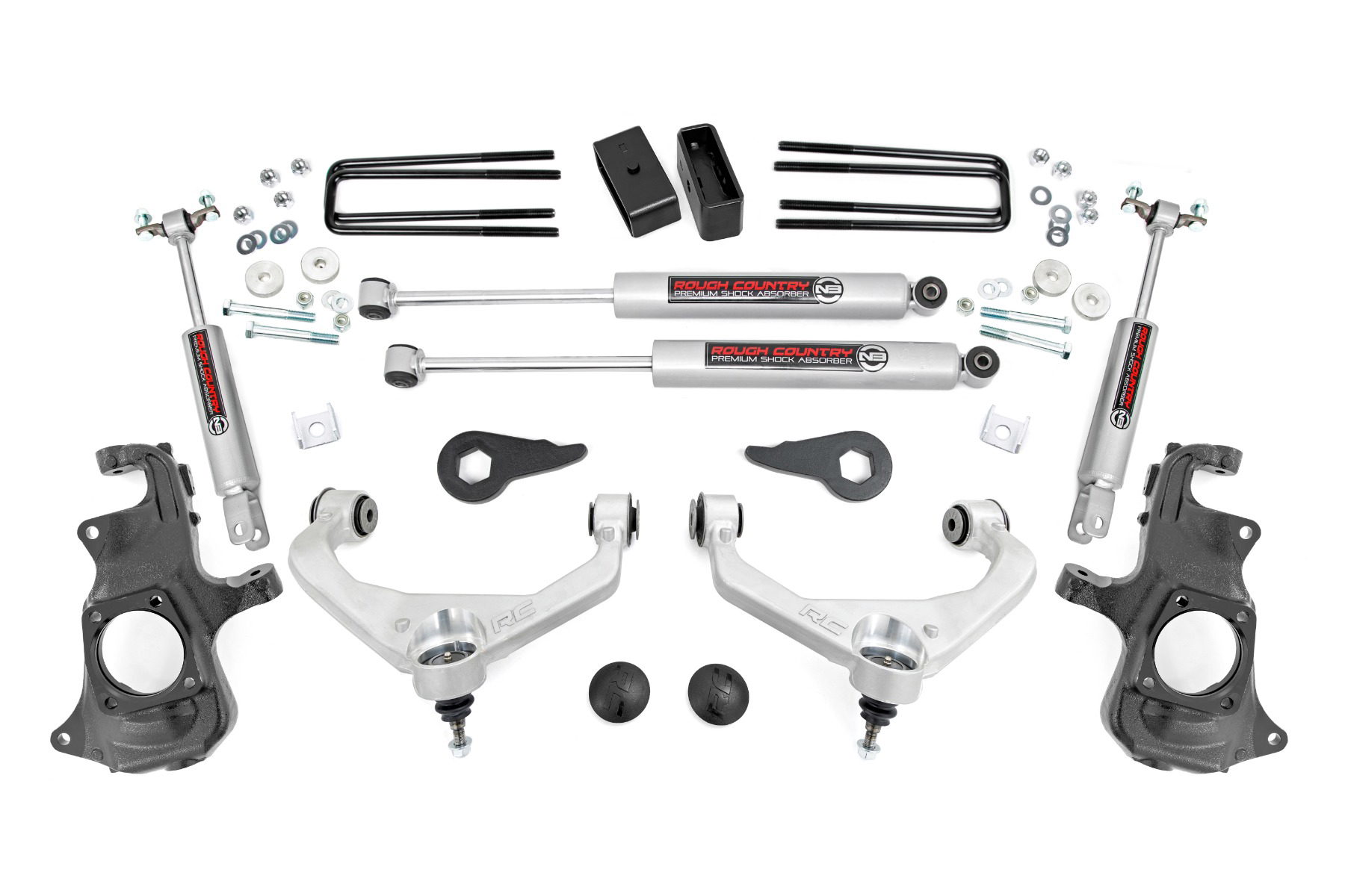 Rough Country 3.5-Inch Lift Kit for Chevy Silverado & GMC Sierra 2500/3500 HD