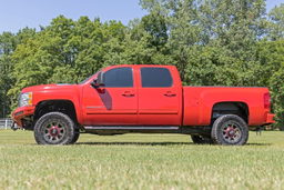 3.5-Inch Lift Kit with V2 Shocks for Silverado/Sierra HD (2011–2019) — Part 95770RED, view 5, Rough Country