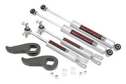 1.5-2 Inch Leveling Kit with N3 Shocks for Silverado/Sierra HD, Rough Country 959331