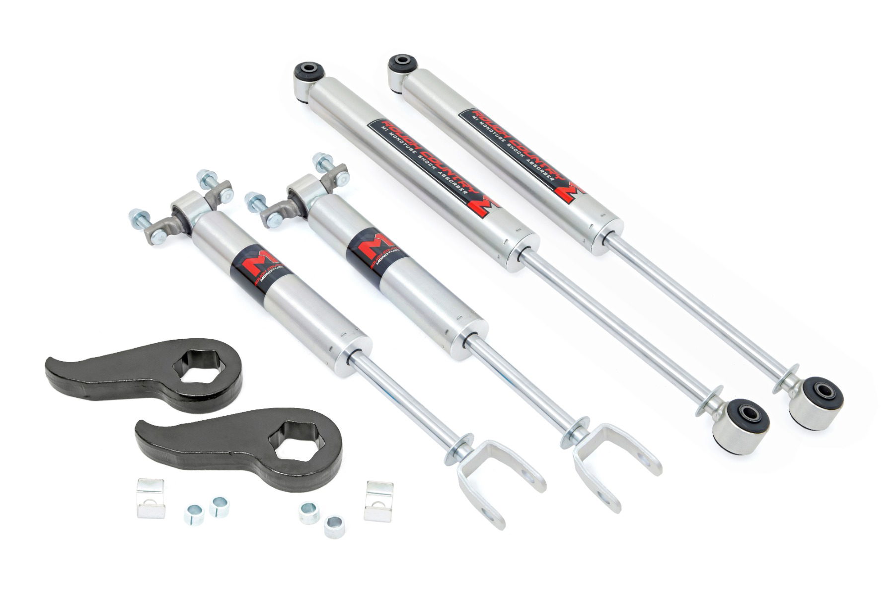 Rough Country 1.5-2 Inch Leveling Kit with M1 Monotube Shocks