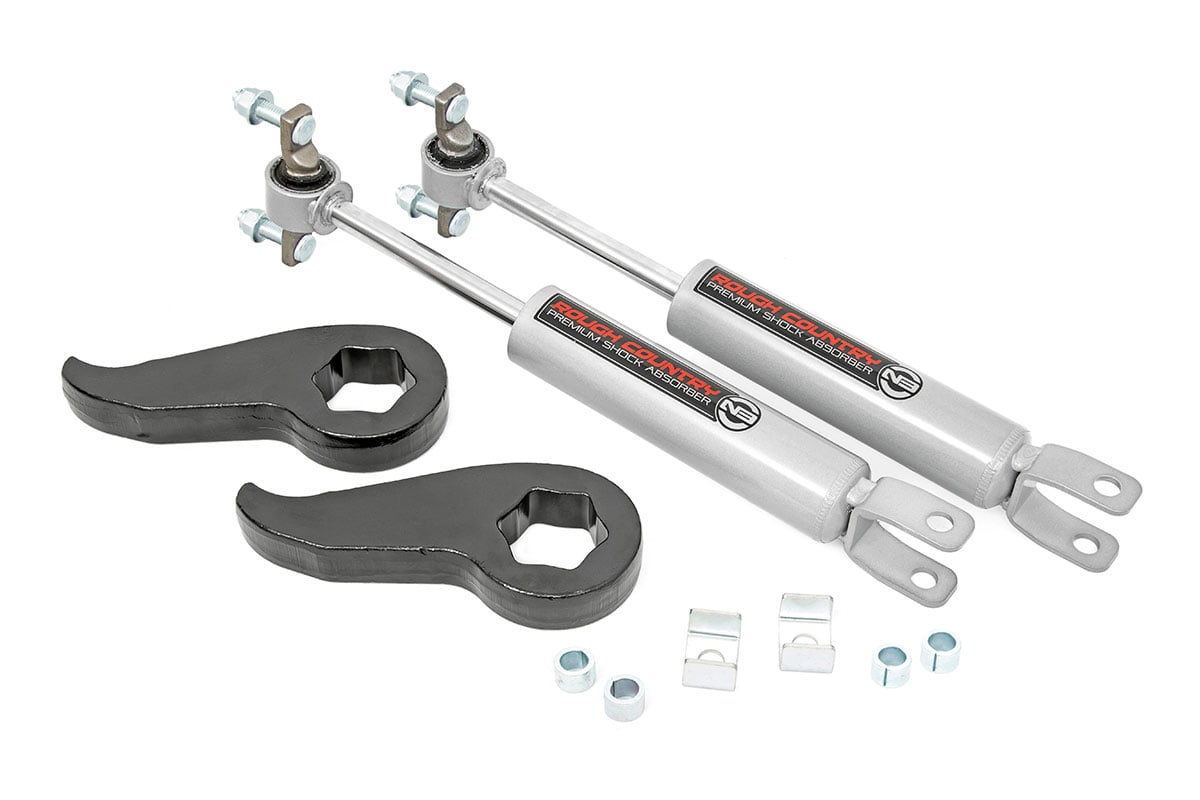Rough Country 1.5-2 Inch Front Leveling Kit for Chevy/GMC 2500HD & 3500HD