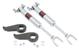 1.5-2 Inch Leveling Kit with M1 Monotube Shocks (2020-2025 HD), Rough Country 959440