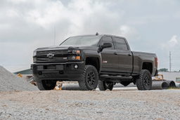 3.5-Inch Lift Kit with V2 Shocks for Silverado/Sierra HD (2011–2019) — Part 95970RED, view 2, Rough Country