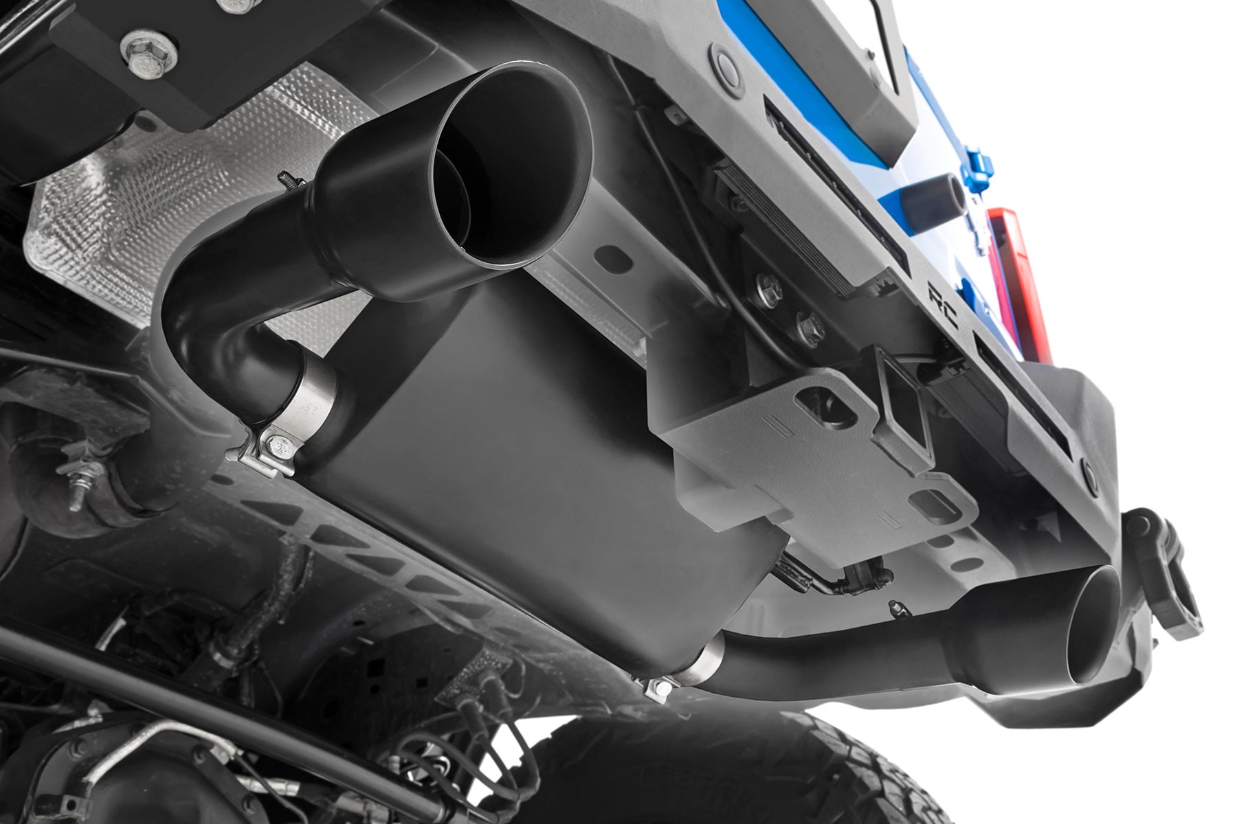 Rough Country Dual Axle-Back Exhaust for 2021–2025 Ford Bronco