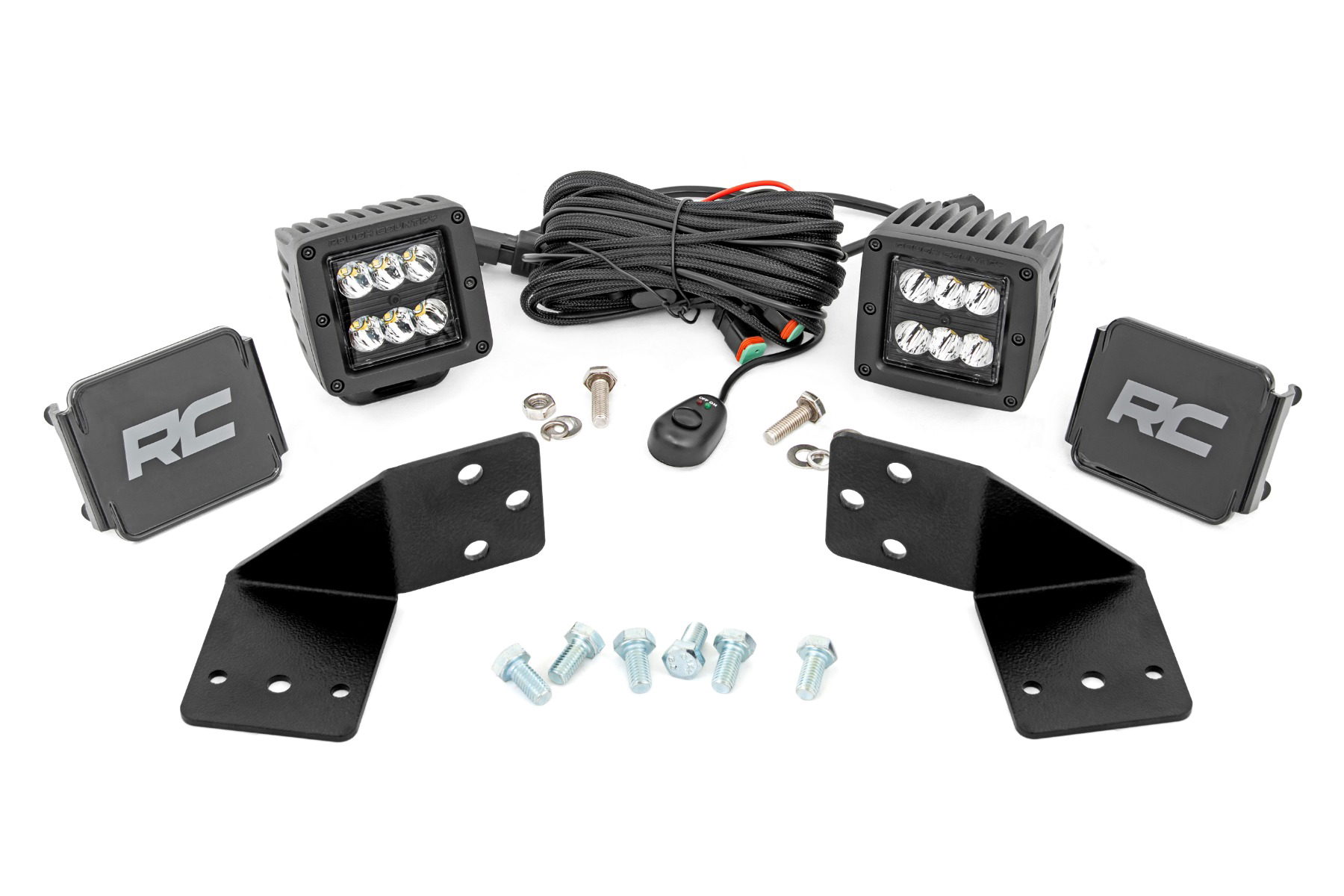 Rough Country Rear Swivel Spot Light Kit for CFMOTO UFORCE 1000