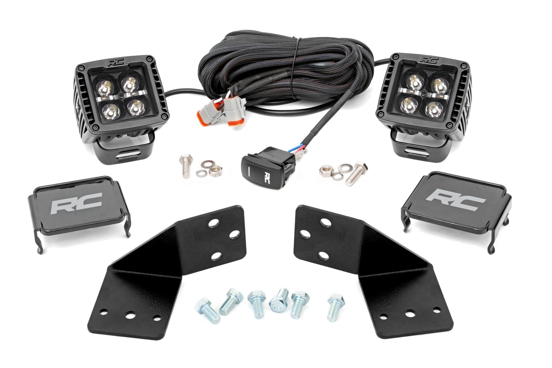 Rough Country Rear Swivel Cool White DRL Light Kit for CFMOTO UFORCE