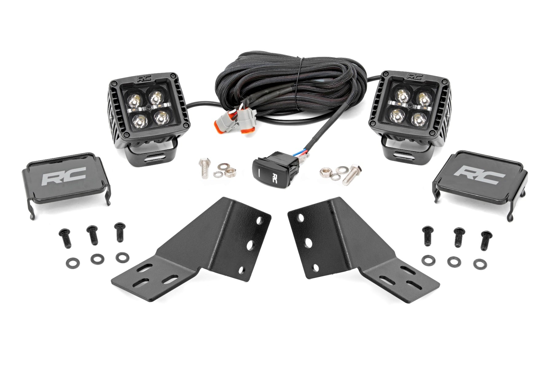 Rough Country 2-Inch Black Series LED Rear Mount Kit for UForce U10 Pro