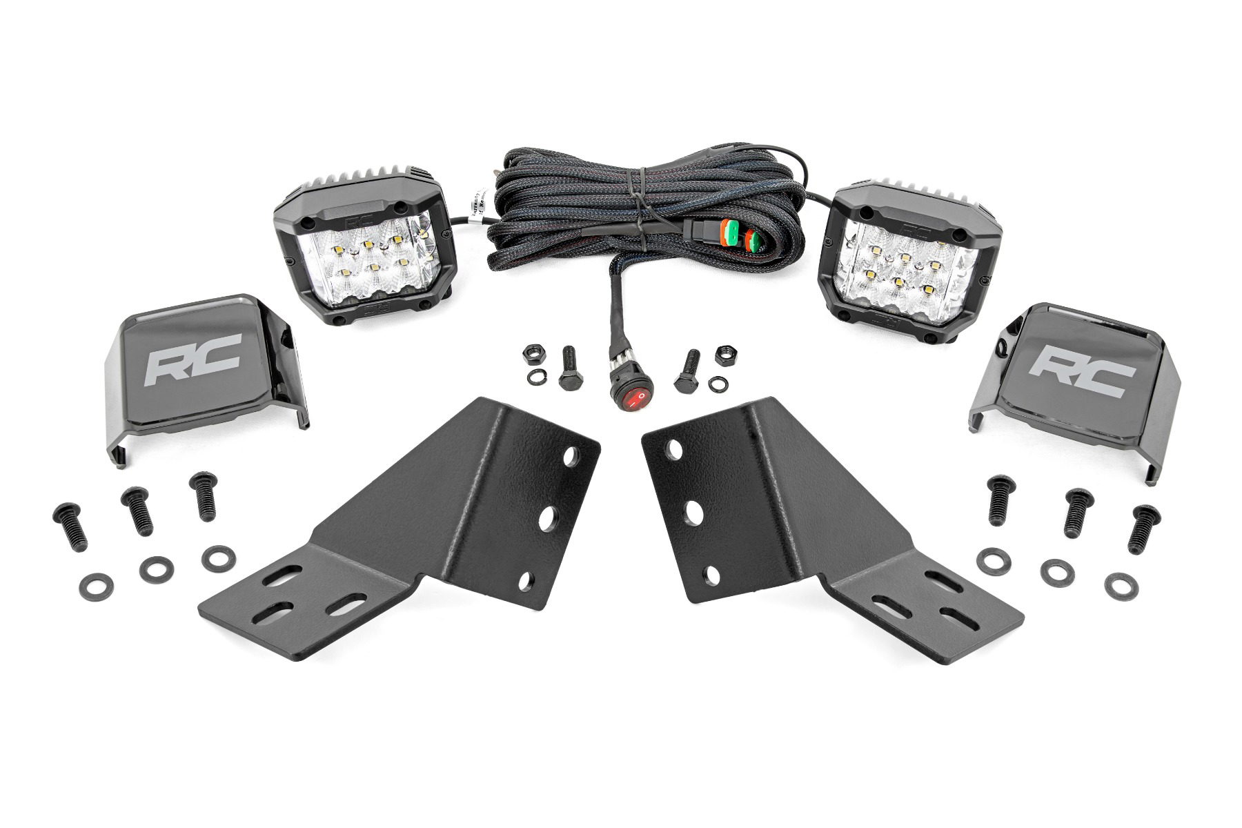 Rough Country 3-Inch LED Rear Mount Kit for CFMoto UForce U10 Pro