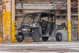 12-Inch Black Series LED Light Bar Kit for Can-Am Defender, view 4, Rough Country 97004