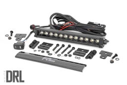 12-Inch Black Series LED Light Bar Kit for Can-Am Defender, Rough Country 97004