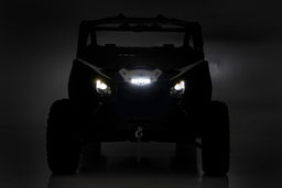 6-Inch LED Light Bar Cowl Kit for Can-Am Maverick X3 (2017-2025), view 2, Rough Country 97020