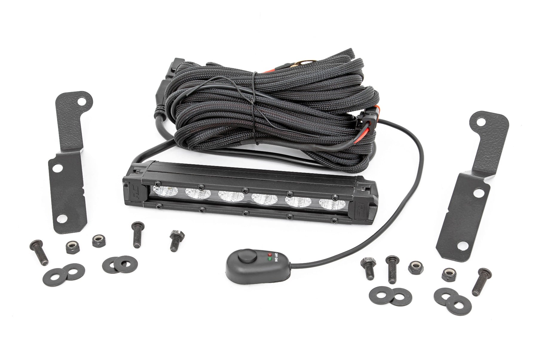 6-Inch LED Light Bar Cowl Kit for Can-Am Maverick X3 (2017-2025), Rough Country 97020