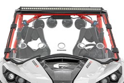 40-Inch Black Series Curved LED Light Bar Kit for Can-Am Maverick &, view 2, Rough Country 97037