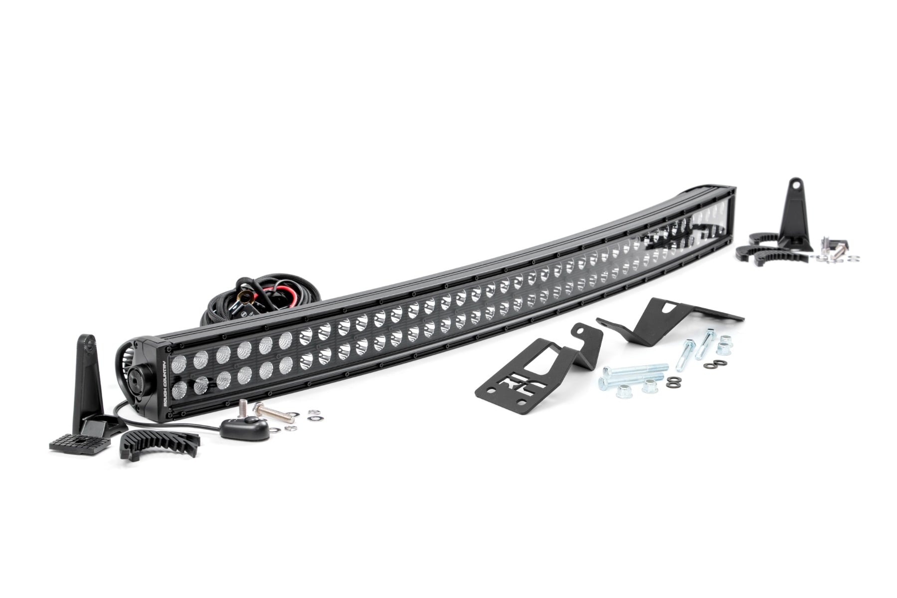 Rough Country 40-Inch Black Series LED Light Bar Kit for Can-Am Commander/Maverick