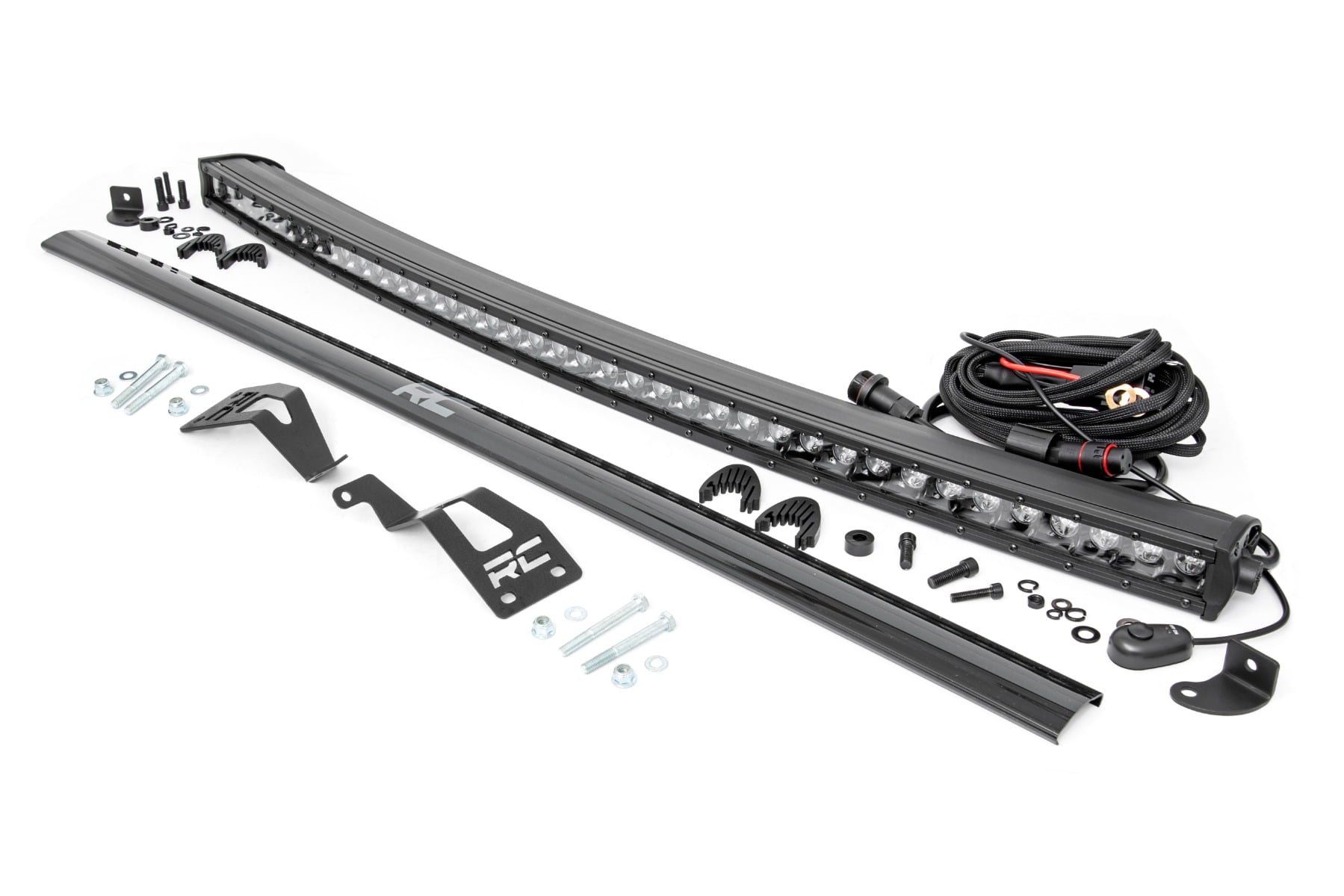 Rough Country 40-Inch Black Series LED Light Bar Kit for Can-Am Commander/Maverick