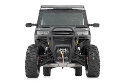Black Forged Aluminum Control Arms with 2-Inch Offset — Rough Country 97041BLK