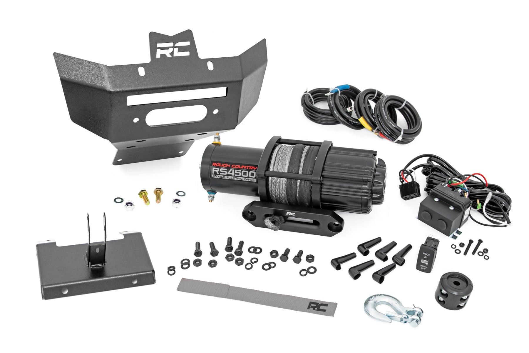 Rough Country Front Bumper with 4500-lb Winch for Can-Am Renegade