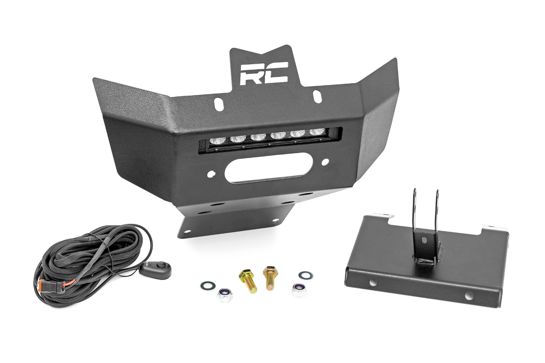 Rough Country Renegade Front Bumper with 6-Inch LED Light Bar