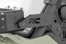 Front Cargo Rack with LED Light Bar for Can-Am Defender (2016–2019), view 3, Rough Country 97074