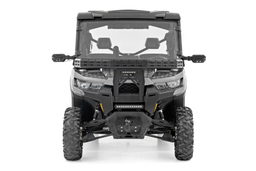 Front Cargo Rack with LED Light Bar for Can-Am Defender (2016–2019), view 4, Rough Country 97074