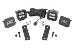 2-Inch Black Series LED Rear Mount for Can-Am Maverick (2018-2025), Rough Country 97081