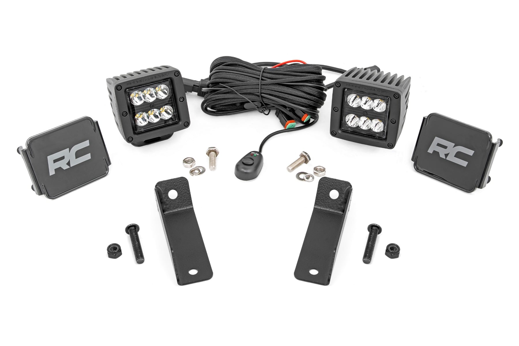 Rough Country Rear Flood Light Kit for Can-Am Maverick Sport 1000
