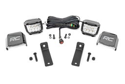3-Inch Chrome Series Rear LED Kit for Can-Am Maverick (2018-2025), Rough Country 97083