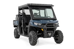 50-Inch Black Series LED Light Bar Kit for Can-Am Defender MAX, view 4, Rough Country 97096