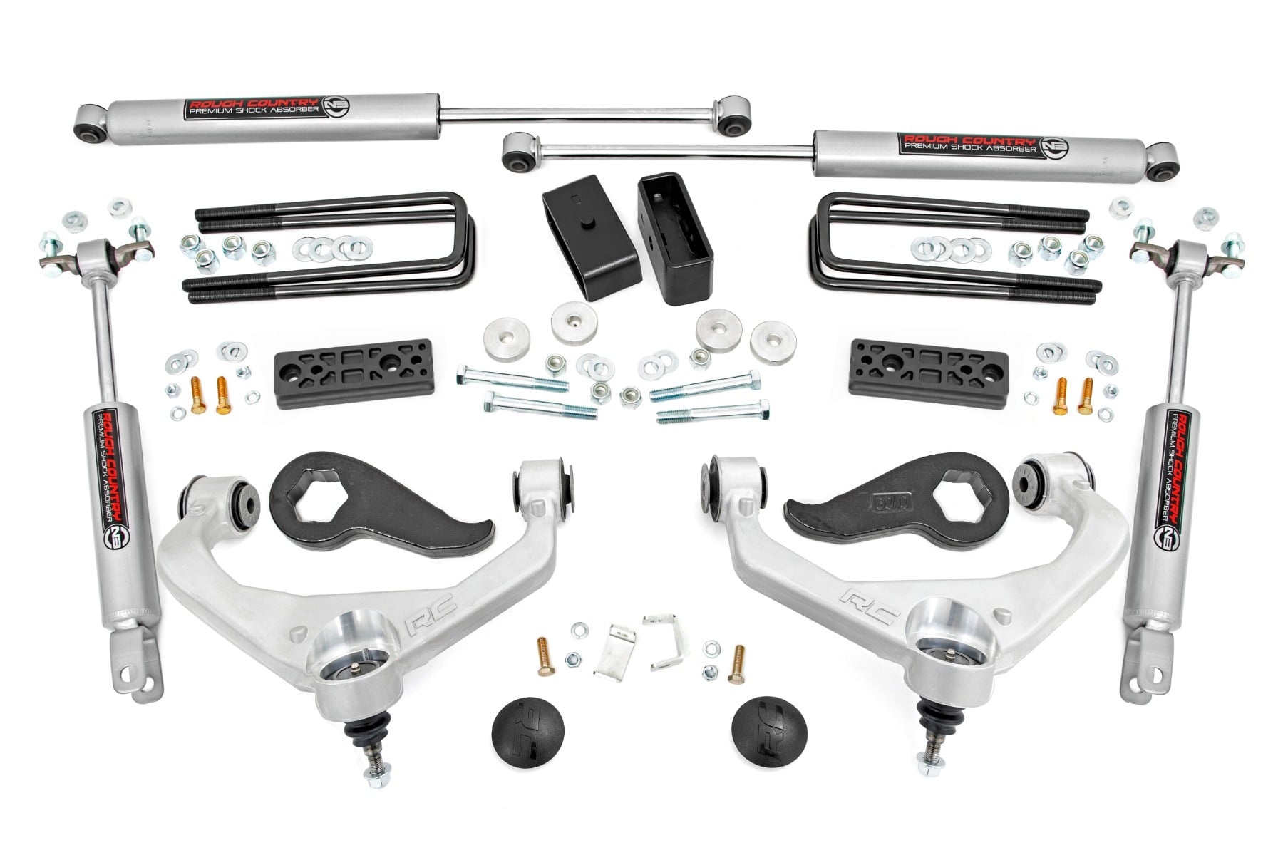 Rough Country 3-Inch Lift Kit for Silverado & Sierra 2500HD/3500HD