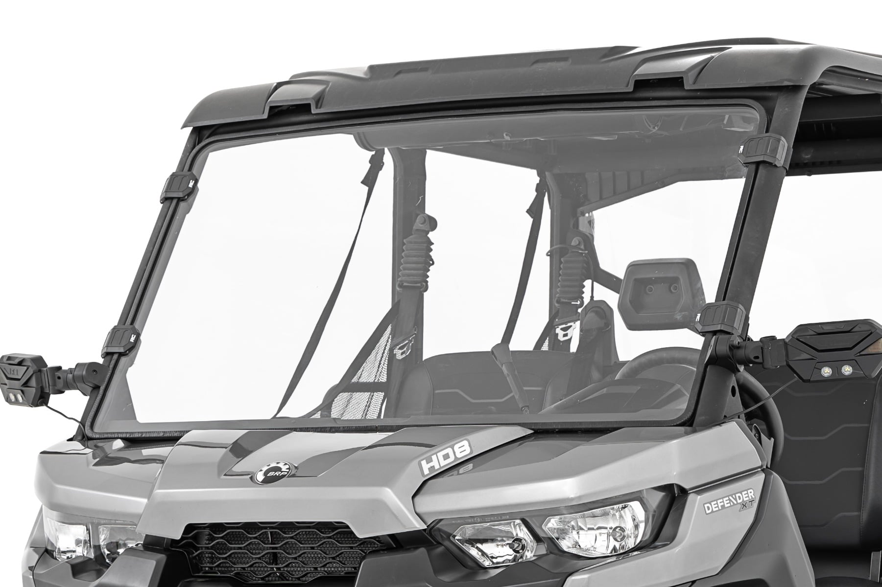 Rough Country UTV Full Windshield, 50.902 in Wide by 30.347 in High