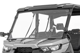 UTV Full Windshield, 50.902 in Wide by 30.347 in High shown installed, Rough Country 98162030