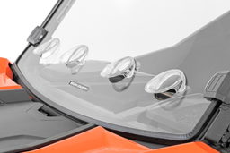 Vented Full Windshield for Can-Am Maverick Sport (2019-2025), view 2, Rough Country 98201930