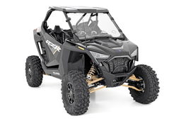 Vented Full Windshield for Polaris RZR Turbo R (2020-2024), view 2, Rough Country 98202010