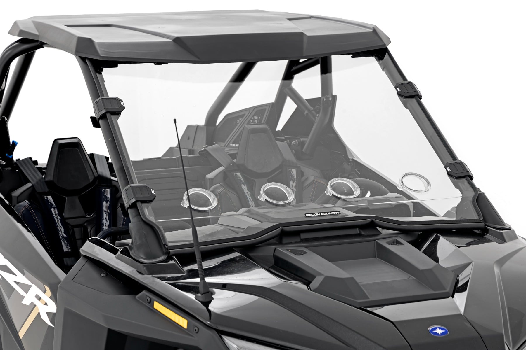 Rough Country Vented Full Windshield for Polaris RZR Turbo R