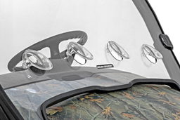 Vented Full Windshield for John Deere Gator HPX, view 2, Rough Country 98222270