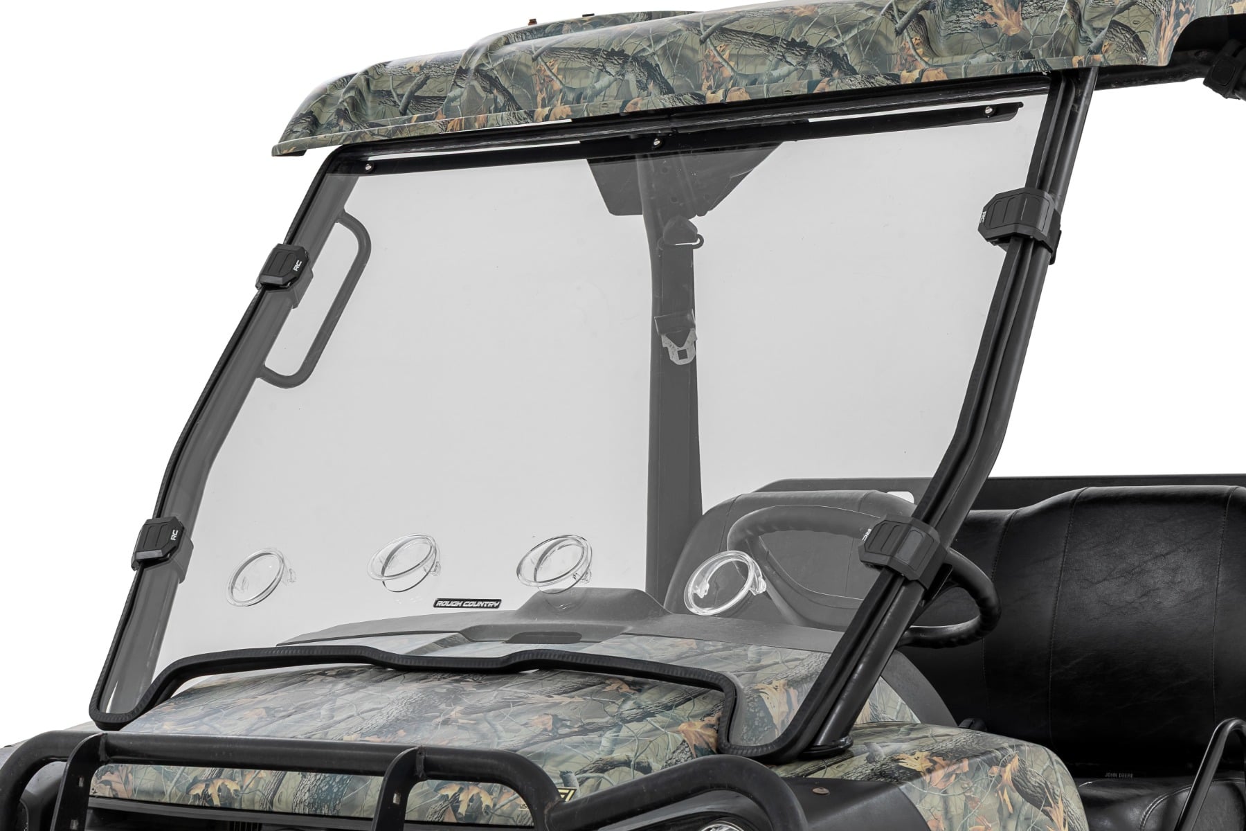 Rough Country Vented Full Windshield for John Deere Gator HPX